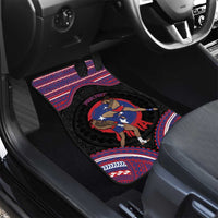 Personalised Samoa Mixed Martial Arts Car Mats Flying Knee Of Samoan DT05 - Polynesian Pride