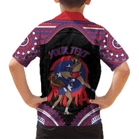 Personalised Samoa Mixed Martial Arts Kid Hawaiian Shirt Flying Knee Of Samoan DT05 - Polynesian Pride
