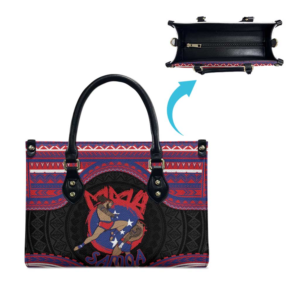 Samoa Mixed Martial Arts Leather Bag Flying Knee Of Samoan DT05 - Polynesian Pride