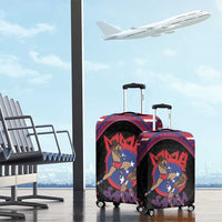 Samoa Mixed Martial Arts Luggage Cover Flying Knee Of Samoan DT05 - Polynesian Pride