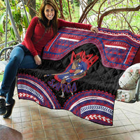 Samoa Mixed Martial Arts Quilt Flying Knee Of Samoan DT05 - Polynesian Pride