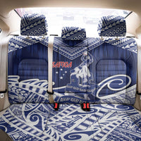 Samoa Rugby Back Car Seat Cover Pacific Warrior Glory DT05 - Polynesian Pride