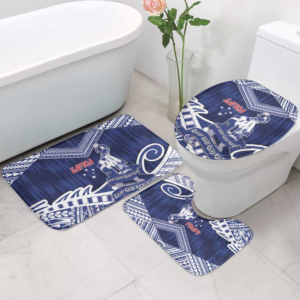 Samoa Rugby Bathroom Set Pacific Warrior Glory DT05 - Polynesian Pride