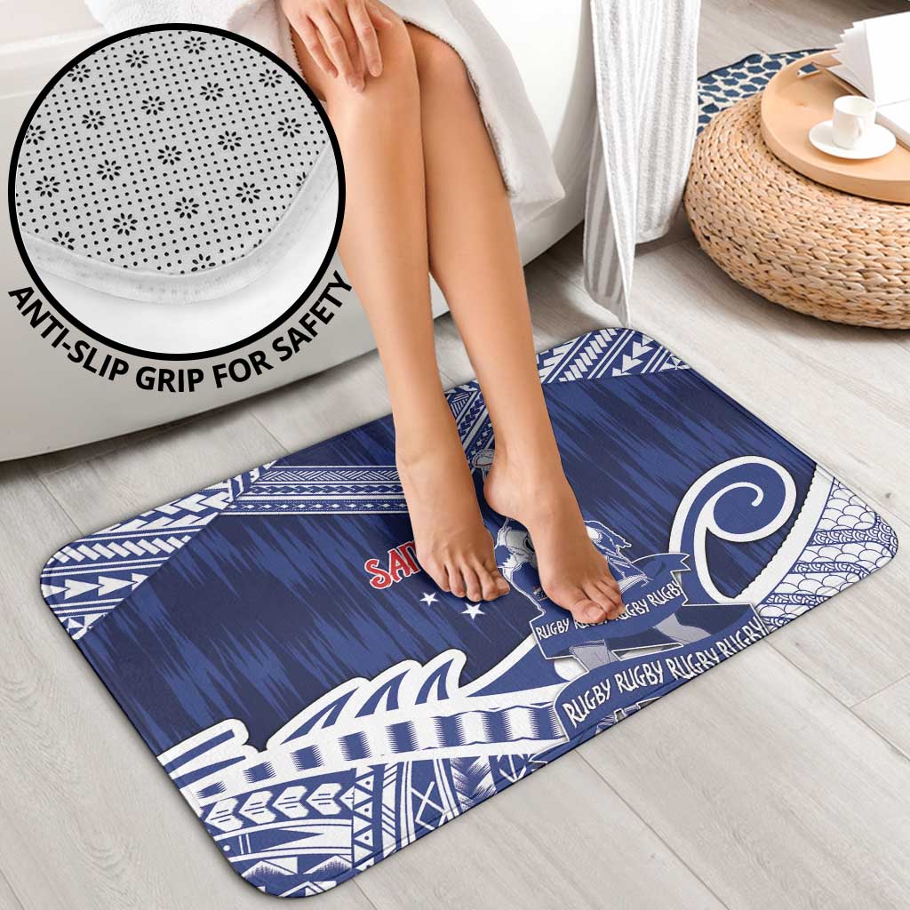 Samoa Rugby Bathroom Set Pacific Warrior Glory DT05 - Polynesian Pride