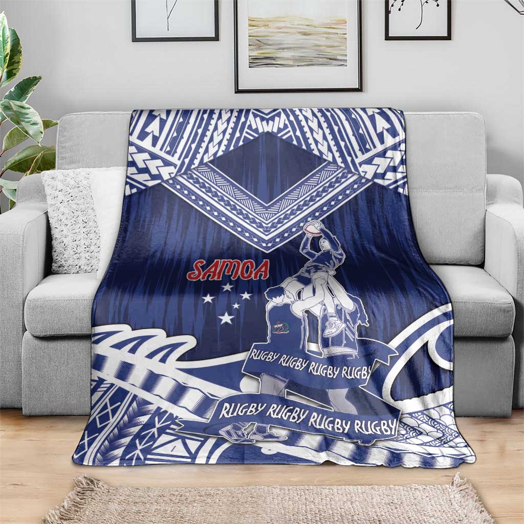 Samoa Rugby Blanket Pacific Warrior Glory DT05 - Polynesian Pride