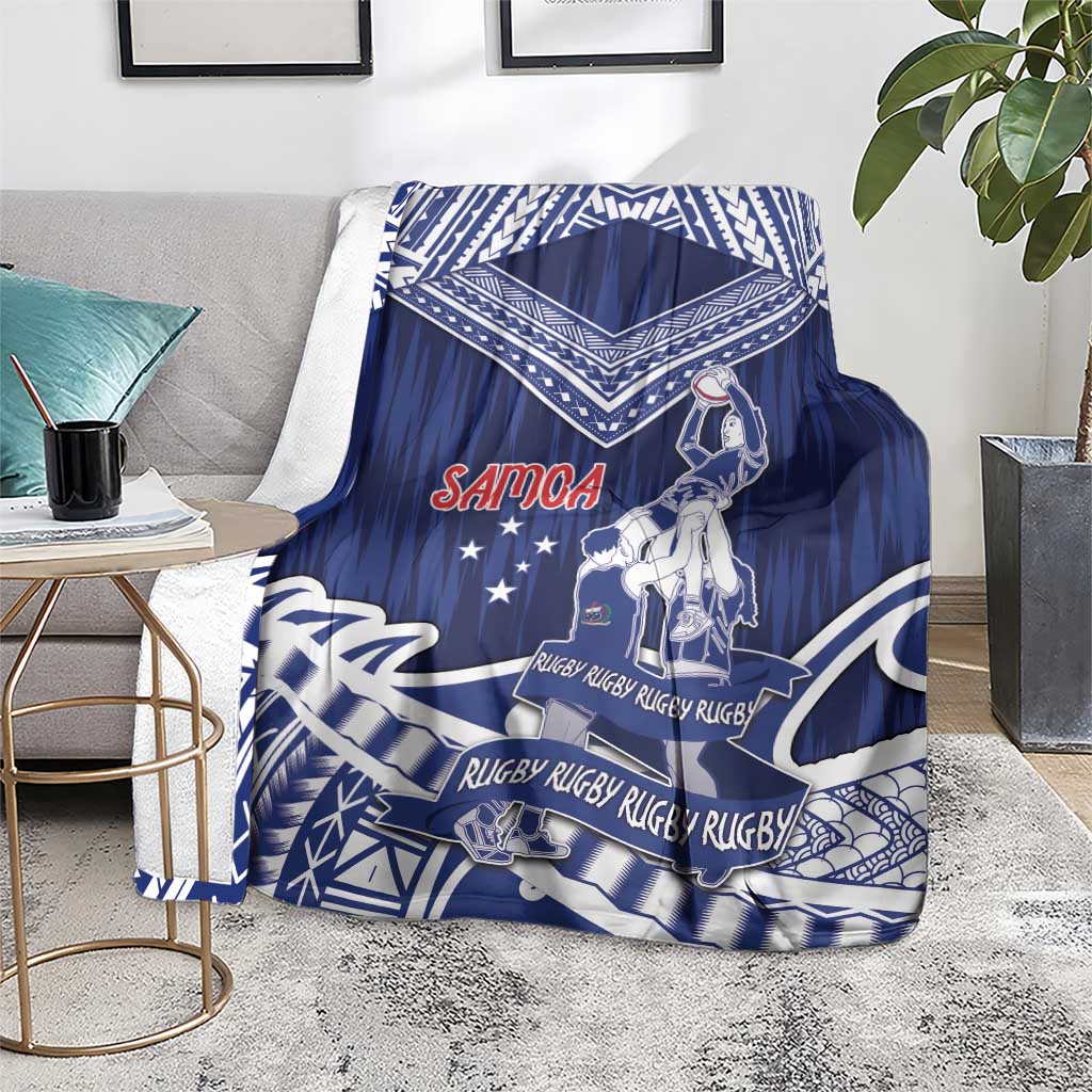 Samoa Rugby Blanket Pacific Warrior Glory DT05 - Polynesian Pride