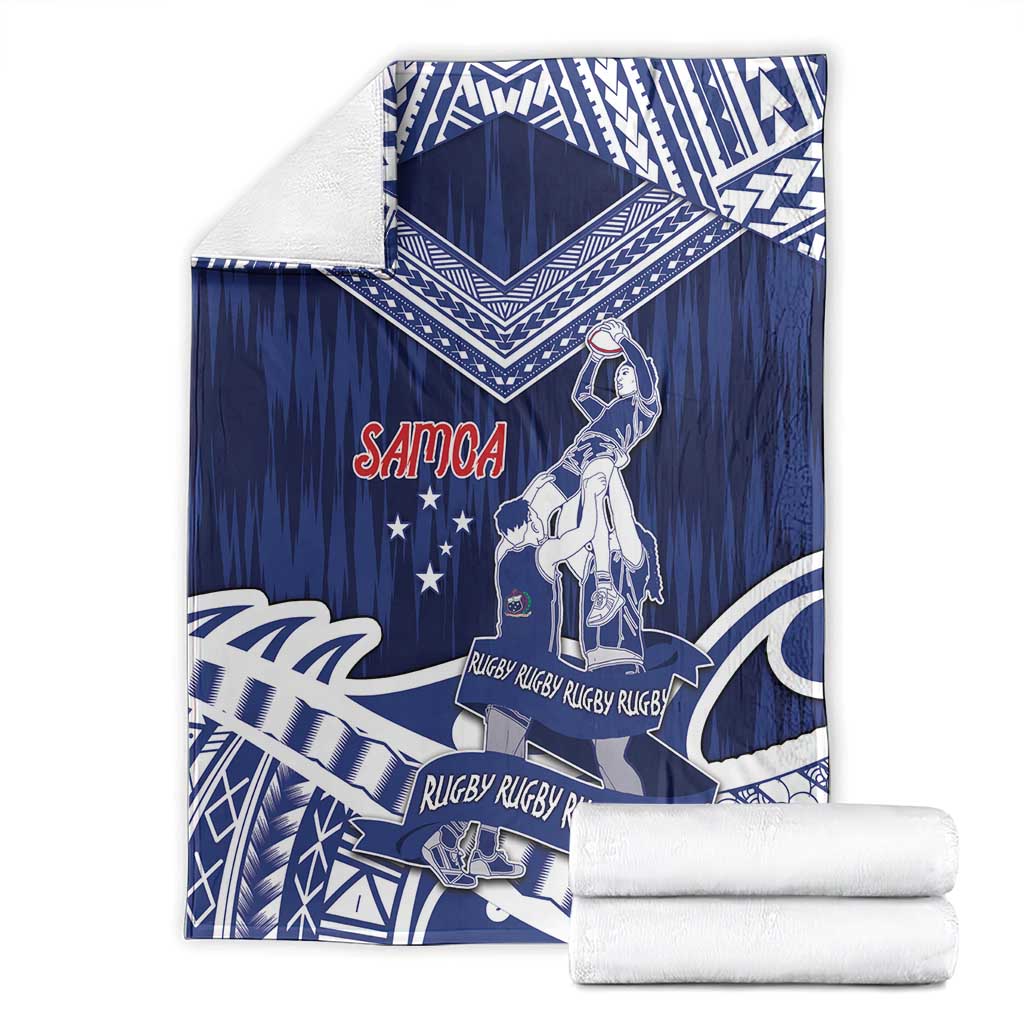 Samoa Rugby Blanket Pacific Warrior Glory DT05 - Polynesian Pride