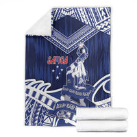 Samoa Rugby Blanket Pacific Warrior Glory DT05 - Polynesian Pride