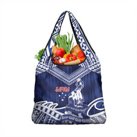 Samoa Rugby Grocery Bag Pacific Warrior Glory DT05 1-pack One Size Navy - Polynesian Pride