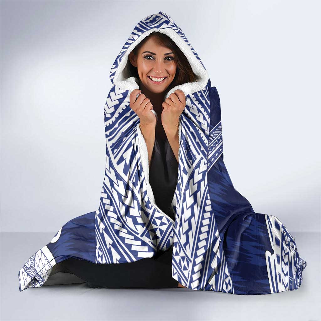 Samoa Rugby Hooded Blanket Pacific Warrior Glory DT05 - Polynesian Pride