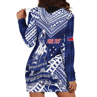 Personalised Samoa Rugby Hoodie Dress Pacific Warrior Glory DT05 - Polynesian Pride