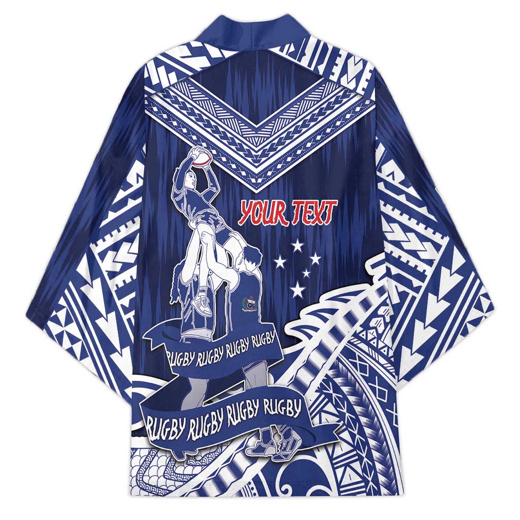 Personalised Samoa Rugby Kimono Pacific Warrior Glory DT05 - Polynesian Pride
