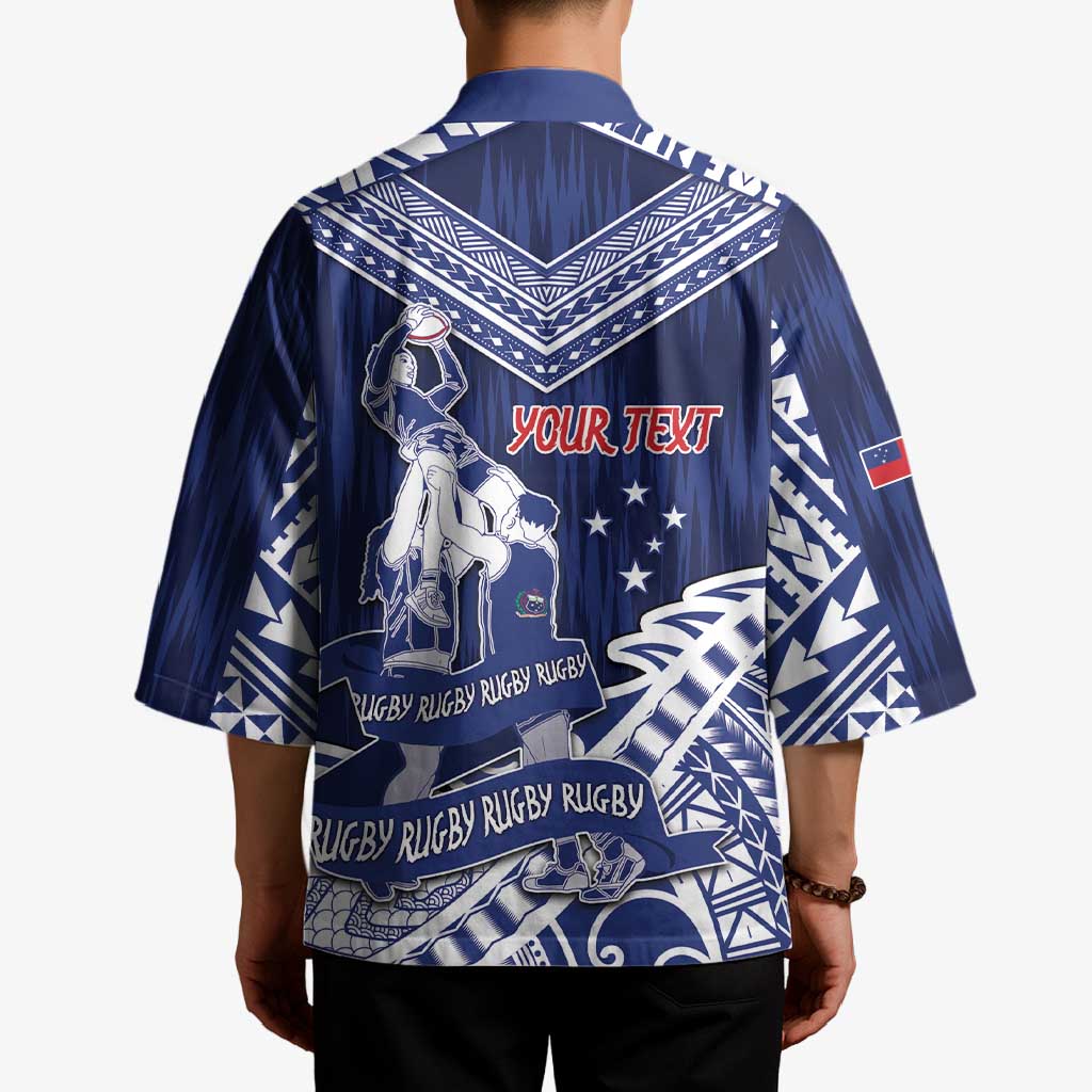 Personalised Samoa Rugby Kimono Pacific Warrior Glory DT05 - Polynesian Pride