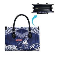 Samoa Rugby Leather Bag Pacific Warrior Glory DT05 - Polynesian Pride