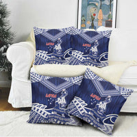 Samoa Rugby Pillow Cover Pacific Warrior Glory DT05 - Polynesian Pride