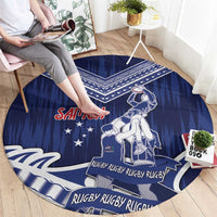 Samoa Rugby Round Carpet Pacific Warrior Glory DT05 - Polynesian Pride