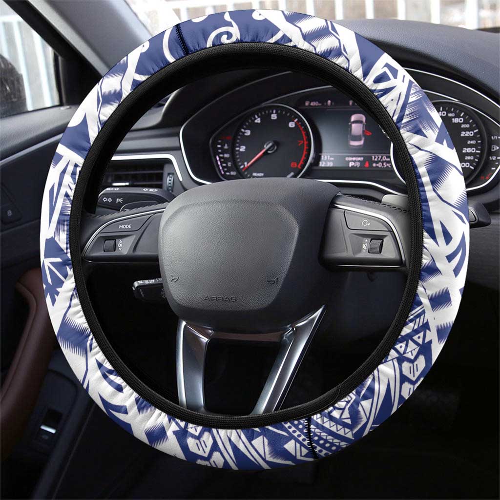 Samoa Rugby Steering Wheel Cover Pacific Warrior Glory DT05 - Polynesian Pride