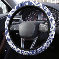 Samoa Rugby Steering Wheel Cover Pacific Warrior Glory DT05 - Polynesian Pride