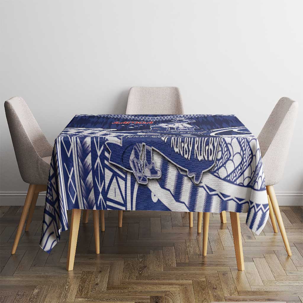 Samoa Rugby Tablecloth Pacific Warrior Glory DT05 - Polynesian Pride
