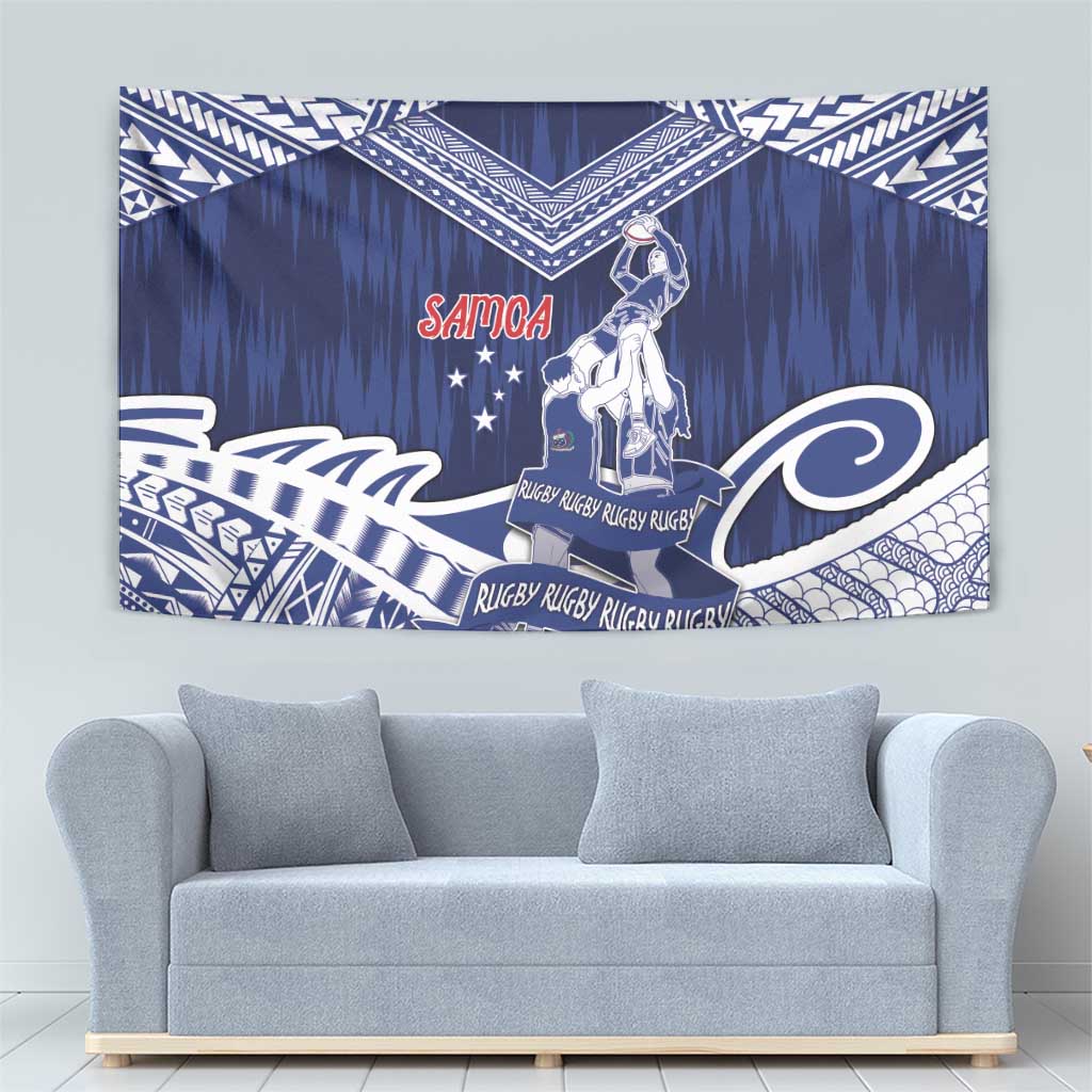 Samoa Rugby Tapestry Pacific Warrior Glory DT05 - Polynesian Pride