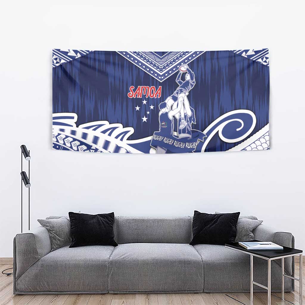 Samoa Rugby Tapestry Pacific Warrior Glory DT05 - Polynesian Pride