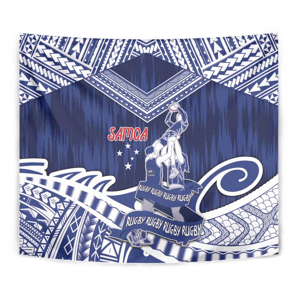 Samoa Rugby Tapestry Pacific Warrior Glory DT05 - Polynesian Pride