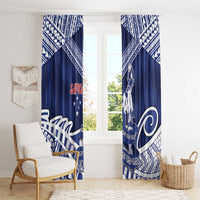 Samoa Rugby Window Curtain Pacific Warrior Glory DT05 - Polynesian Pride