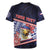 Personalized American Samoa Rugby Jersey Bald Eagle With Polynesian Pattern - Polynesian Pride