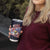 Personalized American Samoa Tumbler Cup Bald Eagle With Polynesian Pattern - Polynesian Pride