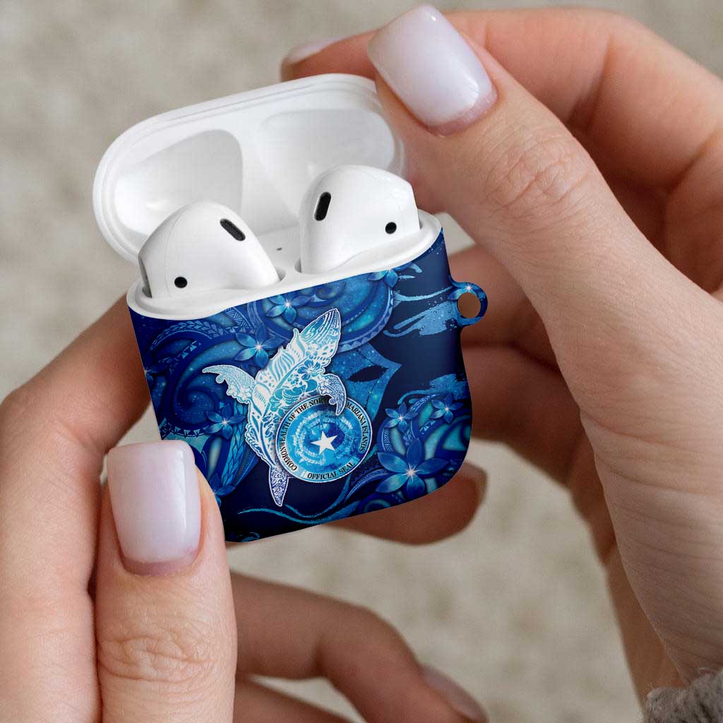 Northern Mariana Islands AirPods Case Galaxy Polynesian Shark Tattoo - Polynesian Pride