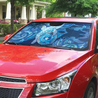Northern Mariana Islands Auto Sun Shade Galaxy Polynesian Shark Tattoo DT05 - Polynesian Pride