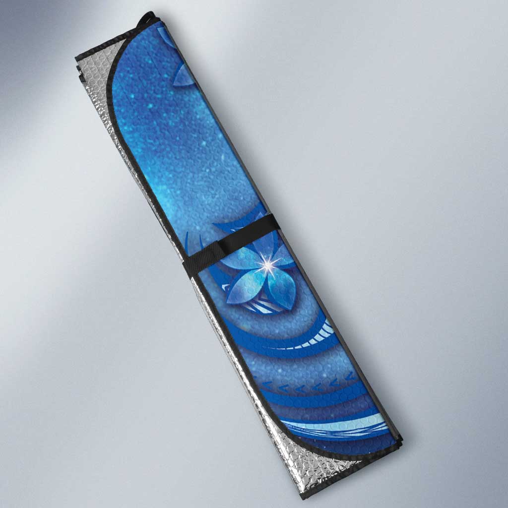 Northern Mariana Islands Auto Sun Shade Galaxy Polynesian Shark Tattoo DT05 - Polynesian Pride