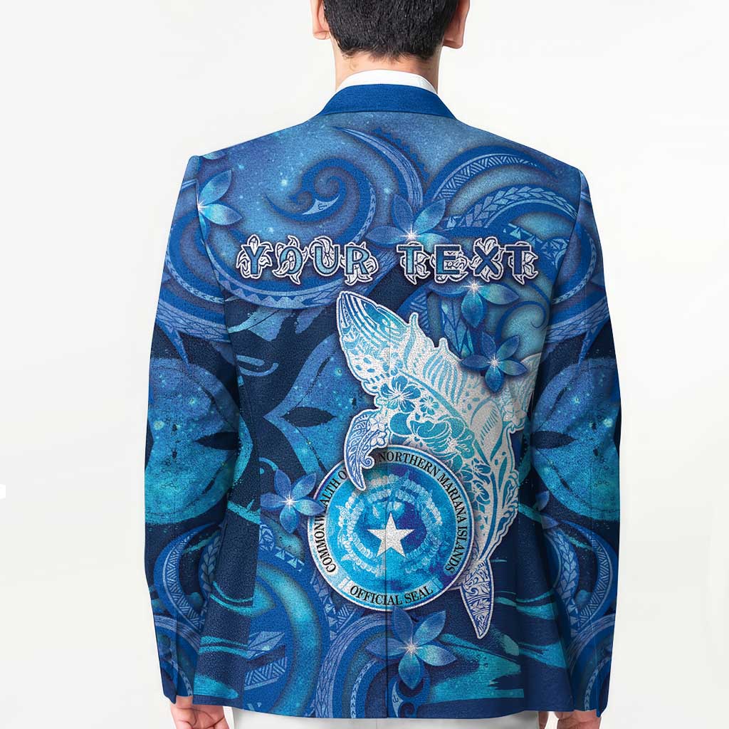 Personalised Northern Mariana Islands Blazer Galaxy Polynesian Shark Tattoo - Polynesian Pride