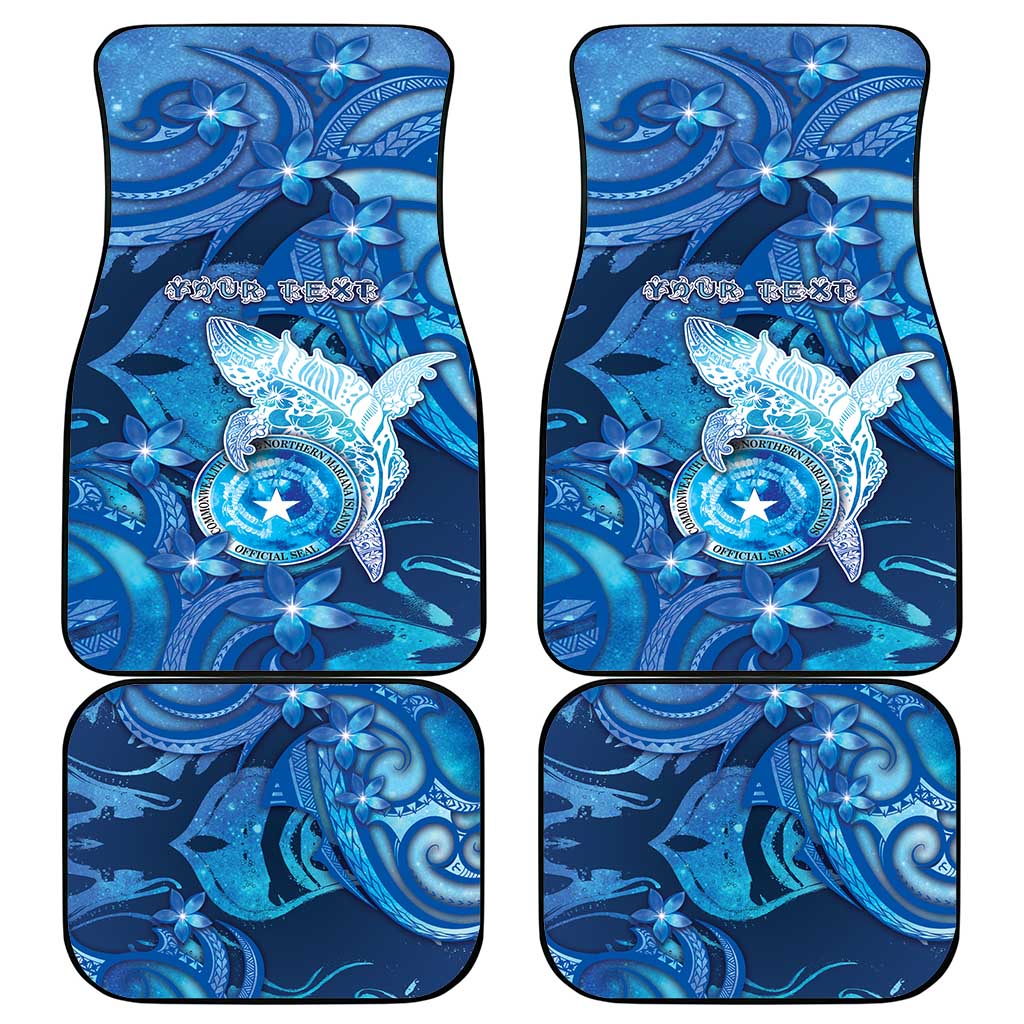 Northern Mariana Islands Car Mats Galaxy Polynesian Shark Tattoo DT05 - Polynesian Pride