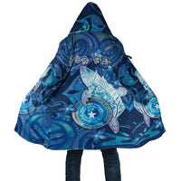 Personalised Northern Mariana Islands Cloak Galaxy Polynesian Shark Tattoo - Polynesian Pride