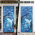Northern Mariana Islands Door Cover Galaxy Polynesian Shark Tattoo - Polynesian Pride