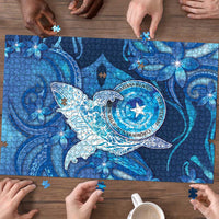 Northern Mariana Islands Puzzle Galaxy Polynesian Shark Tattoo DT05 - Polynesian Pride