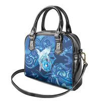 Northern Mariana Islands Shoulder Handbag Galaxy Polynesian Shark Tattoo DT05 - Polynesian Pride
