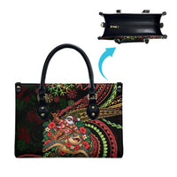 Hawaii Christmas Leather Bag Aloha Santa Riding Honu DT05 - Polynesian Pride