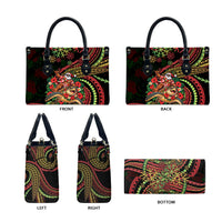 Hawaii Christmas Leather Bag Aloha Santa Riding Honu DT05 - Polynesian Pride