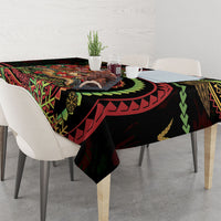Hawaii Christmas Tablecloth Aloha Santa Riding Honu DT05 - Polynesian Pride