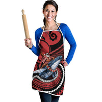 Tonga Christmas Apron Santa Riding Humpback Whale DT05 - Polynesian Pride