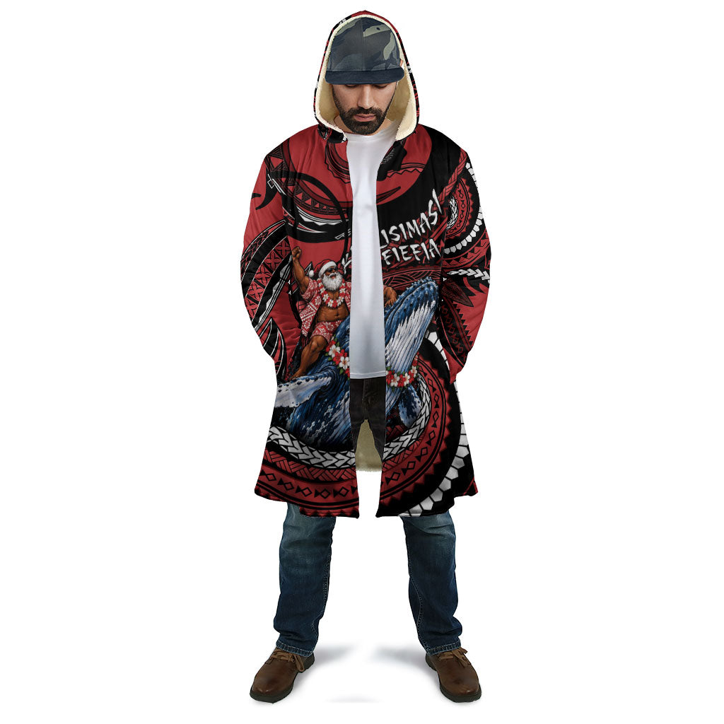 Tonga Christmas Cloak Santa Riding Humpback Whale DT05 - Polynesian Pride