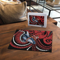 Tonga Christmas Puzzle Santa Riding Humpback Whale DT05 - Polynesian Pride