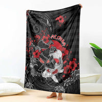 Hawaiian And Japanese Blanket Aloha Koi Fish Palaka Patterns DT05 - Polynesian Pride