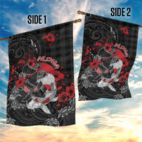 Hawaiian And Japanese Garden Flag Aloha Koi Fish Palaka Patterns DT05 - Polynesian Pride