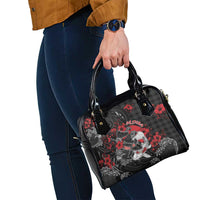 Hawaiian And Japanese Shoulder Handbag Aloha Koi Fish Palaka Patterns DT05 - Polynesian Pride