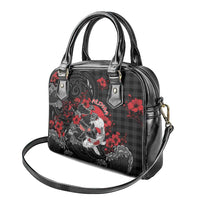 Hawaiian And Japanese Shoulder Handbag Aloha Koi Fish Palaka Patterns DT05 - Polynesian Pride