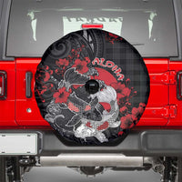 Hawaiian And Japanese Spare Tire Cover Aloha Koi Fish Palaka Patterns DT05 - Polynesian Pride