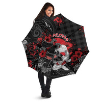Hawaiian And Japanese Umbrella Aloha Koi Fish Palaka Patterns DT05 - Polynesian Pride
